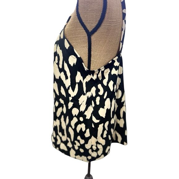 Shein Curve Halter Top Sleeveless Size 1X 14 Twist Neck All Over Animal Print - Picture 8 of 11